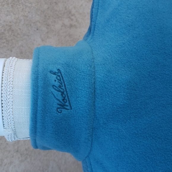 NWT Woolrich fleece zip-up Mock Neck Outdoor Baselayer vest - Picture 3 of 6